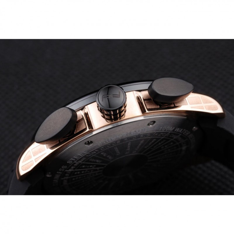 Porsche Regulator Power Reserve Rose Gold Case White Dial-8