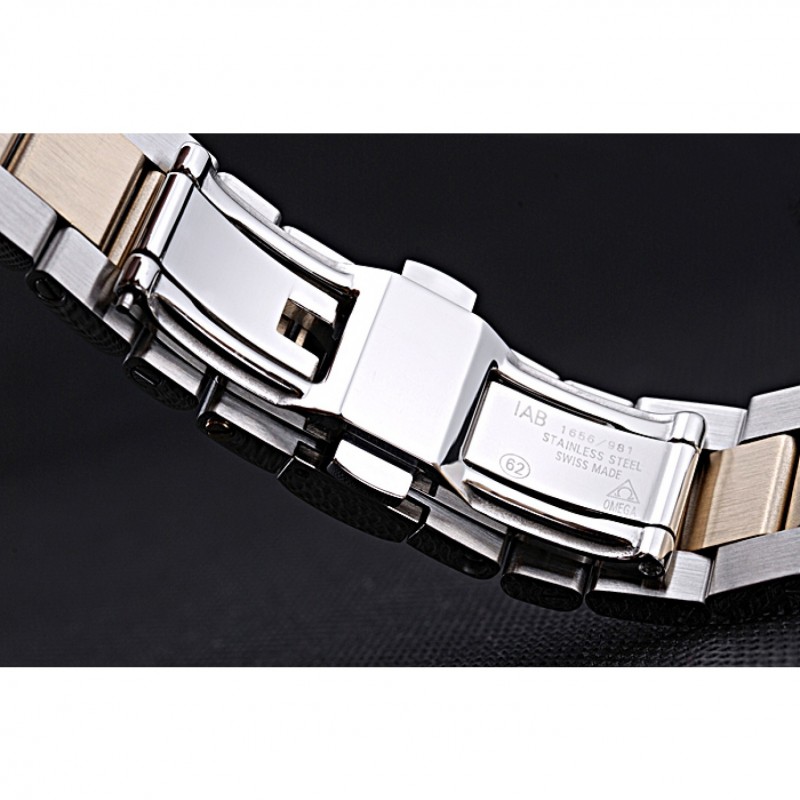 High End Replica Watches Omega Seamaster White Dial Two Tone 622167-6
