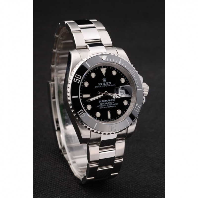 Rolex Submariner Black Ceramic Bezel Black Dial 98235-1
