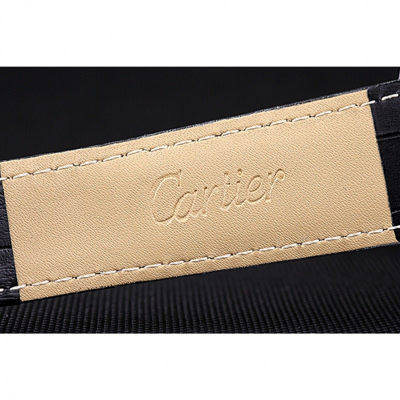 AAA Replica Watches Cartier Rotonde Reversed Tourbillon White Dial 621948-4