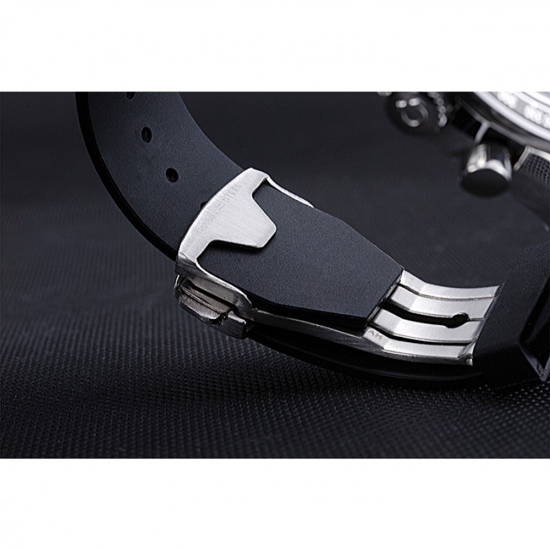 Omega Speedmaster Black Rubber Strap White Dial 622040-5