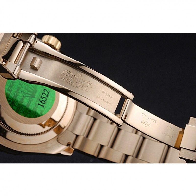 Rolex Yachtmaster II White Dial Blue Bezel Gold Bracelet 622271-6