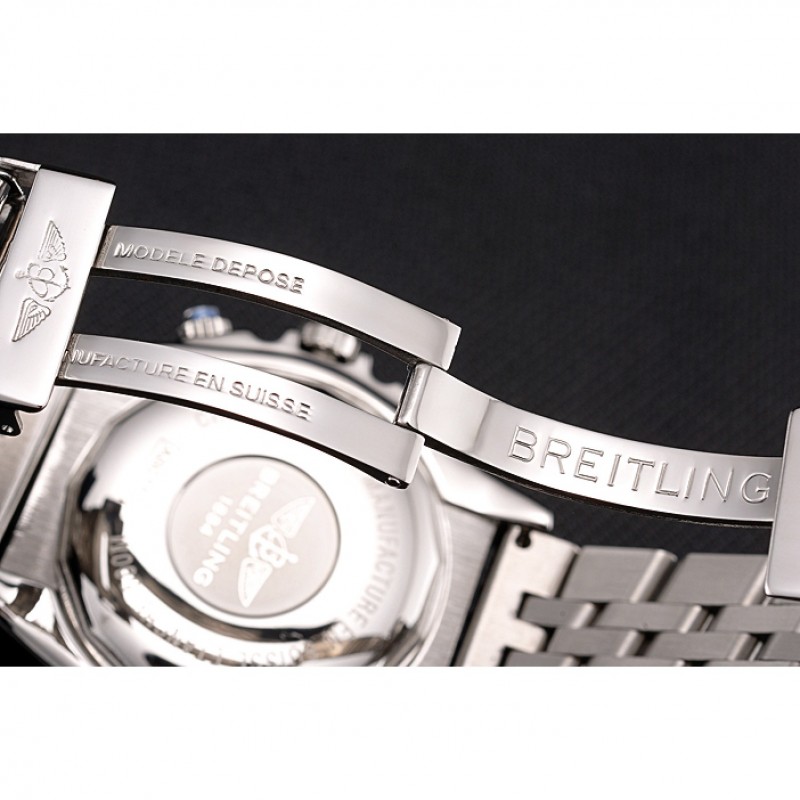 Breitling Chronomat 44 Blue Dial with Black Subdials Stainless Steel Bracelet 622508-4