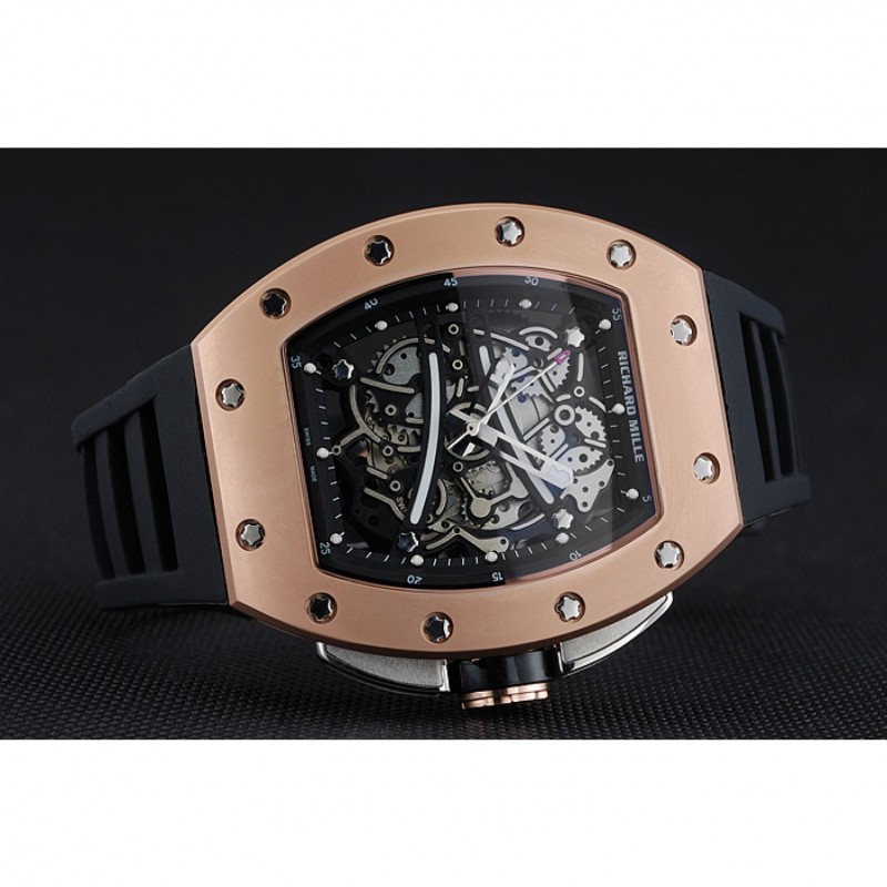 Richard Mille RM 61-01 Yohan Blake Limited Edition Gold Case Black Bracelet 1454203-2