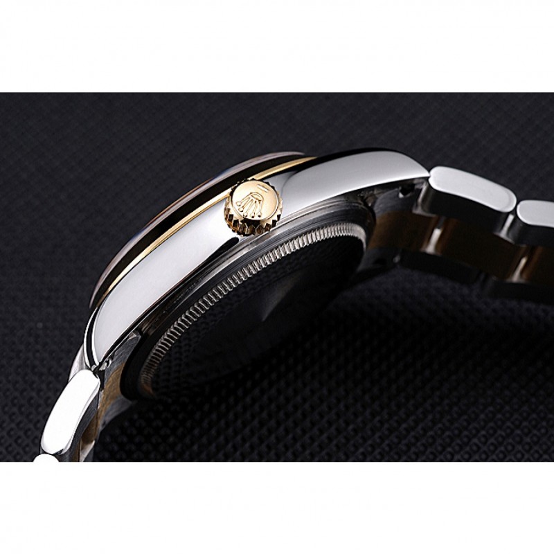 SS Replica Watches Rolex Datejust Stainless Steel And Gold Case Gold Dial 622265-8