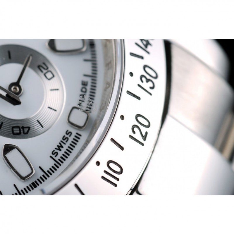 Rolex Daytona Lady Stainless Steel Case White Dial Tachymeter-8