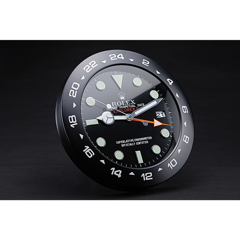 Rolex Explorer II Wall Clock Black 622477-2