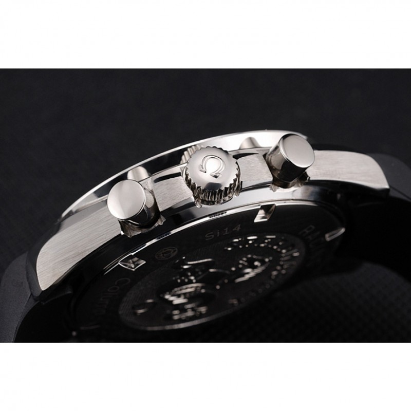 Omega Speedmaster Black Rubber Strap Black Dial 622041-8