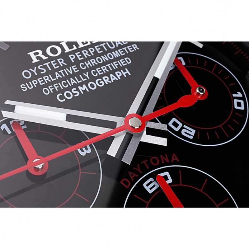 Rolex Daytona Cosmograph Wall Clock Black-Red 621908-5