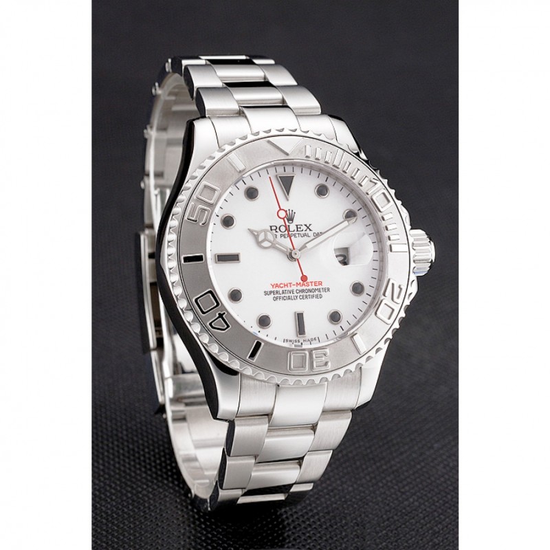 Rolex Yacht-Master White Dial Stainless Steel Case And Bracelet-1
