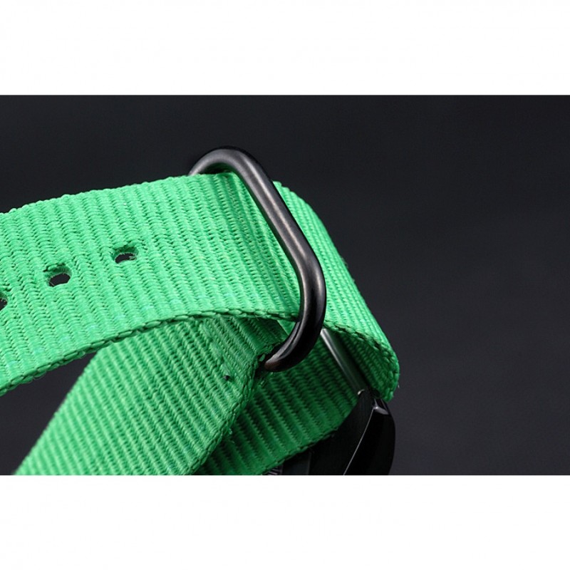 High End Rolex Milgauss Bamford Green Nylon Strap 622004-6