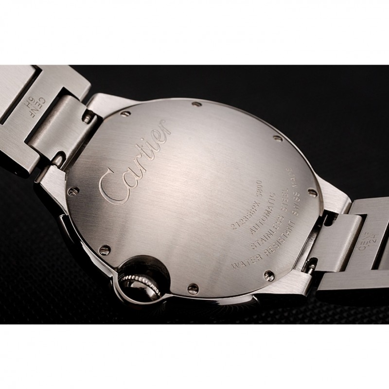 Swiss Cartier Ballon Bleu 40 MM Diamond Dial Staineless Steel Bracelet 1453893-6