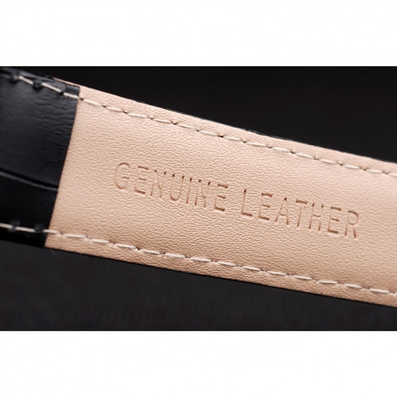Vacheron Constantin Malte Power Reserve White Dial Stainless Steel Case Black Leather Bracelet-6