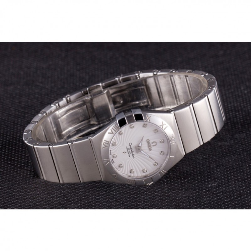 Omega Constellation White Dial Stainless Steel Band 621457-3