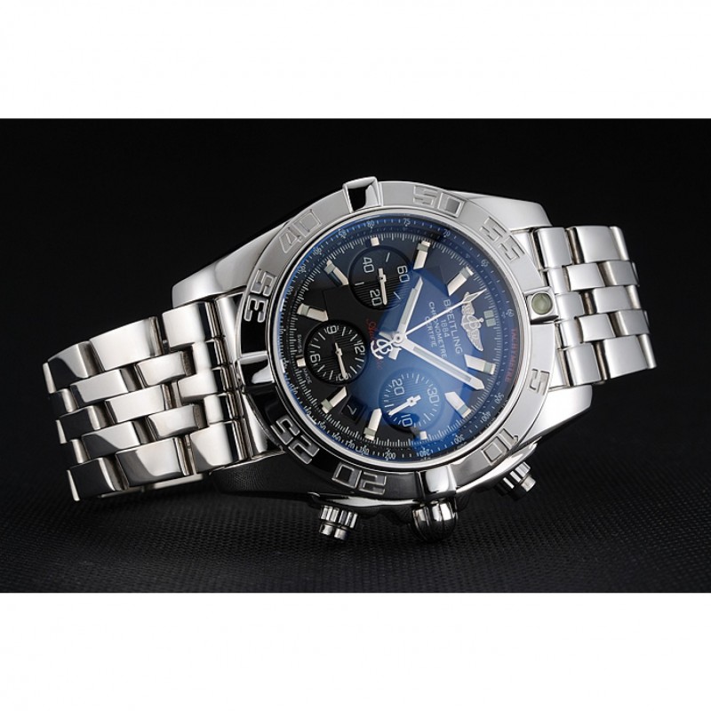 Swiss Breitling Certifie Stainless Steel Bezel Grey Dial 80287-3