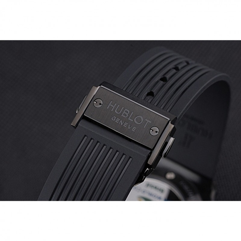 Hublot Big Bang Unico Bi-Retrograde Chrono King Black Steel Case Black Rubber Strap 622771-5