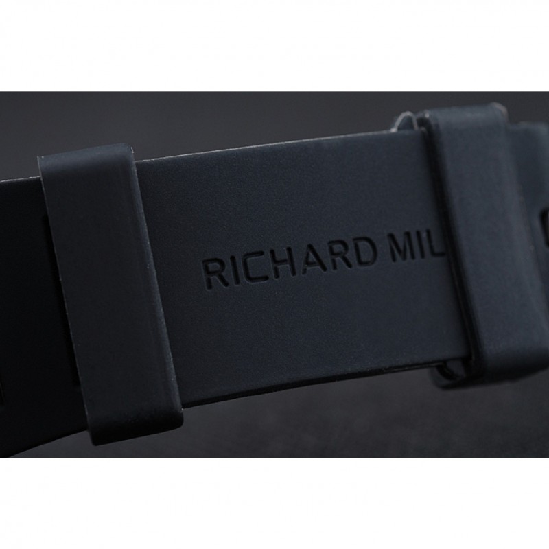 Richard Mille Tourbillion Spider RM 19-01 Black Diamond Case Black Rubber Bracelet 1454259-5