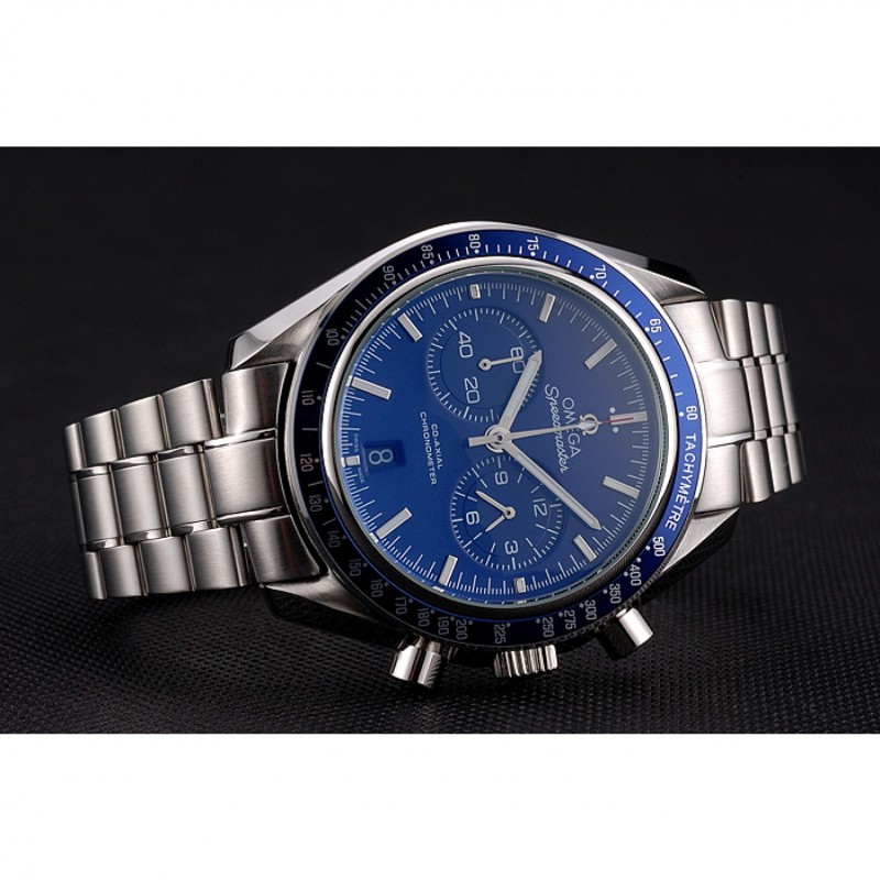 Omega Speedmaster Blue Dial Stainless Steel Case And Bracelet 622802-3