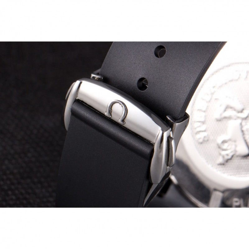 Omega Speedmaster Black Rubber Bracelet Red Dial 801421-7