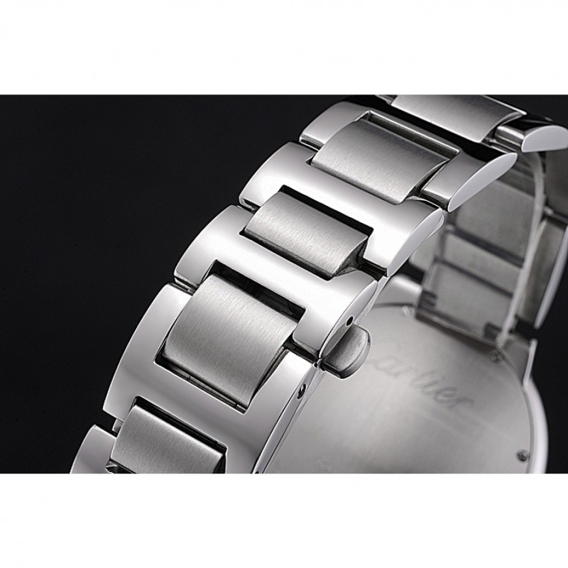 Swiss Cartier Ballon Bleu White Dial Stainless Steel Case Steel Bracelet 622672-5