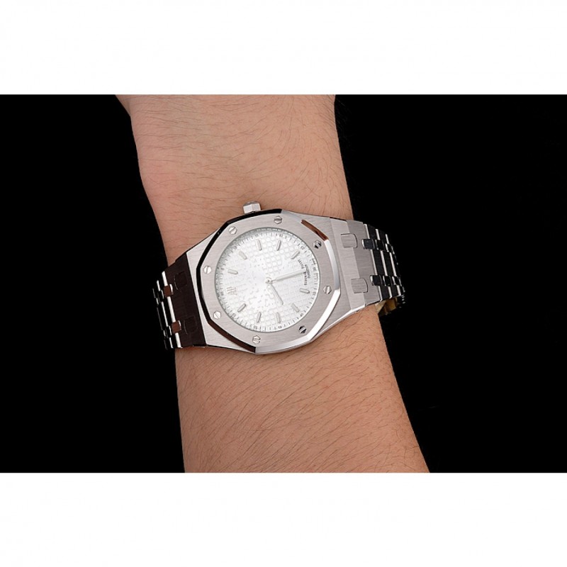 Audemars Piguet Royal Oak Fondation White Dial Stainless Steel Case And Bracelet-7