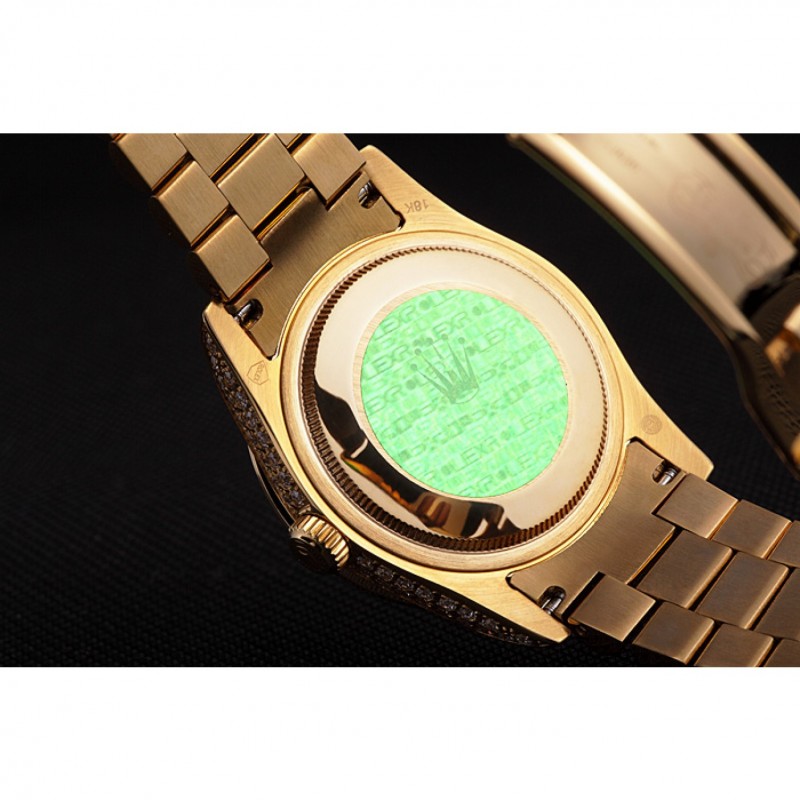 High Quality Swiss Rolex Day-Date Diamonds Yellow Gold-srl185 621615-6