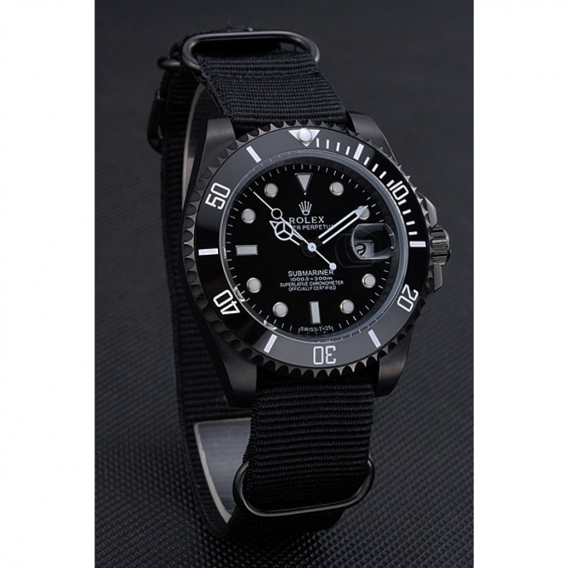 Rolex Submariner Black Nylon Strap 622006-2
