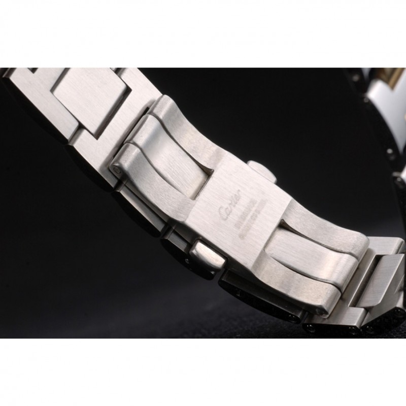 Cartier Ballon Bleu 38mm White Dial Stainless Steel Case Two Tone Gold Bracelet-6