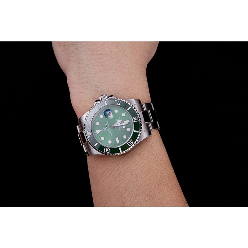 Rolex Submariner Green Dial Stainless Steel Bracelet 1454069-8
