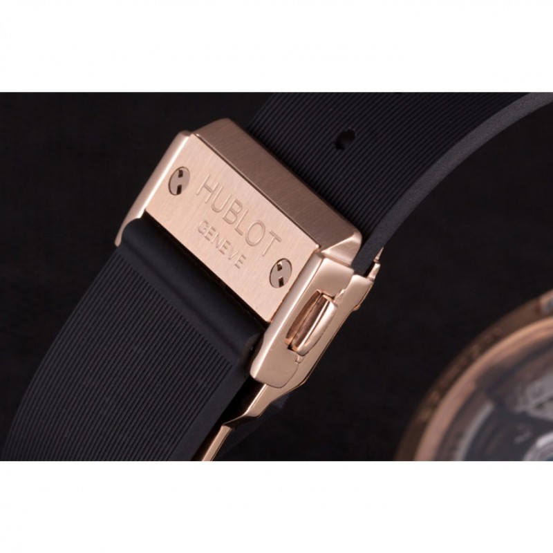 Swiss Hublot Classic Fusion Black Dial Rose Gold shb08 621401-7