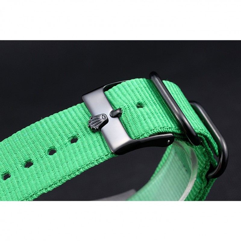 High End Rolex Milgauss Bamford Green Nylon Strap 622004-5