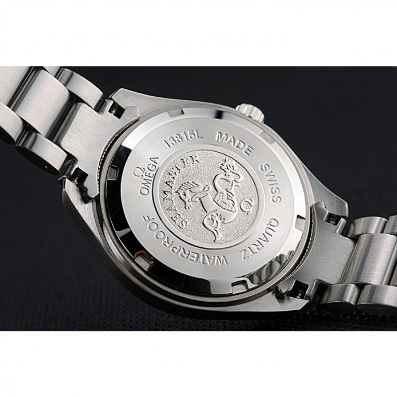 Best Replica Watches Omega Seamaster Aqua Terra Black Dial Diamond Case Stainless Steel Bracelet 622449-8