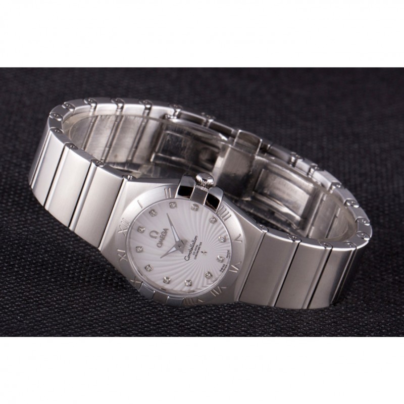 Omega Constellation White Dial Stainless Steel Band 621457-4