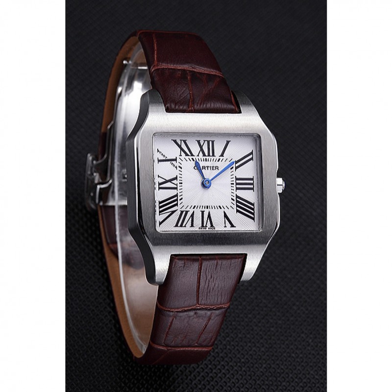 Best Cartier Santos 100 Polished Stainless Steel Bezel 621923-2