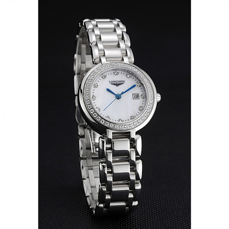 High Quality Longines PrimaLuna Stainless Steel Diamonds Case 622588-2