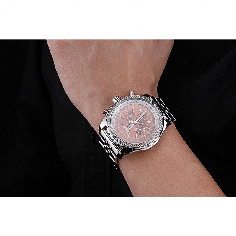 Breitling Bentley 6.75 Speed Bronze Dial Stainless Steel Case And Bracelet 622213-8