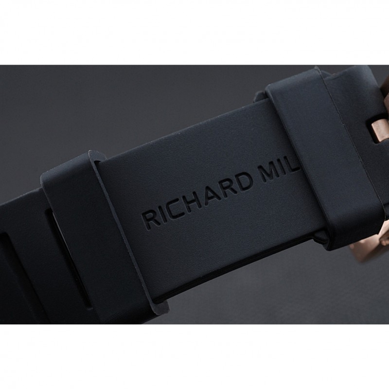 Richard Mille RM 057 Tourbillon Dragon Jackie Chan Gold Case Black Rubber Bracelet 1454200-5
