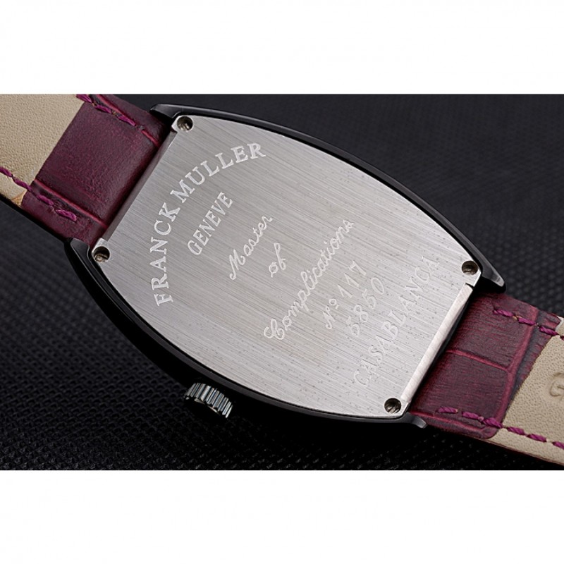Cheap Replica Watches Franck Muller Casablanca Purple Croco Leather Band 621645-6