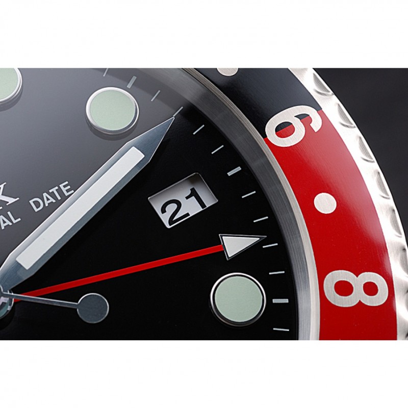 Rolex GMT Master II Wall Clock Black-Red 622478-4