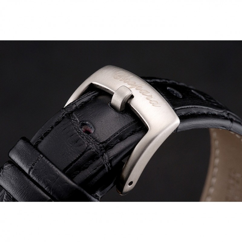 Chopard Mille Miglia GTS Blue Dial Black Leather Bracelet 1453998-4