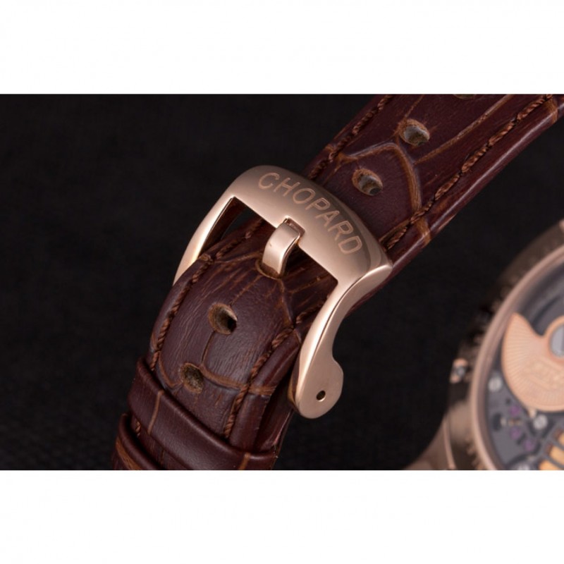 High Quality Replica Watches Chopard Skeletek Rose Gold Watch cp90 621369-7