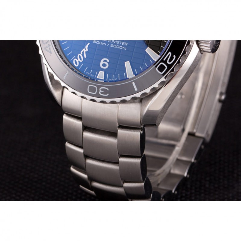 Cheap Swiss Omega James Bond Skyfall Black Dial and Black Bezel som74 621407-7