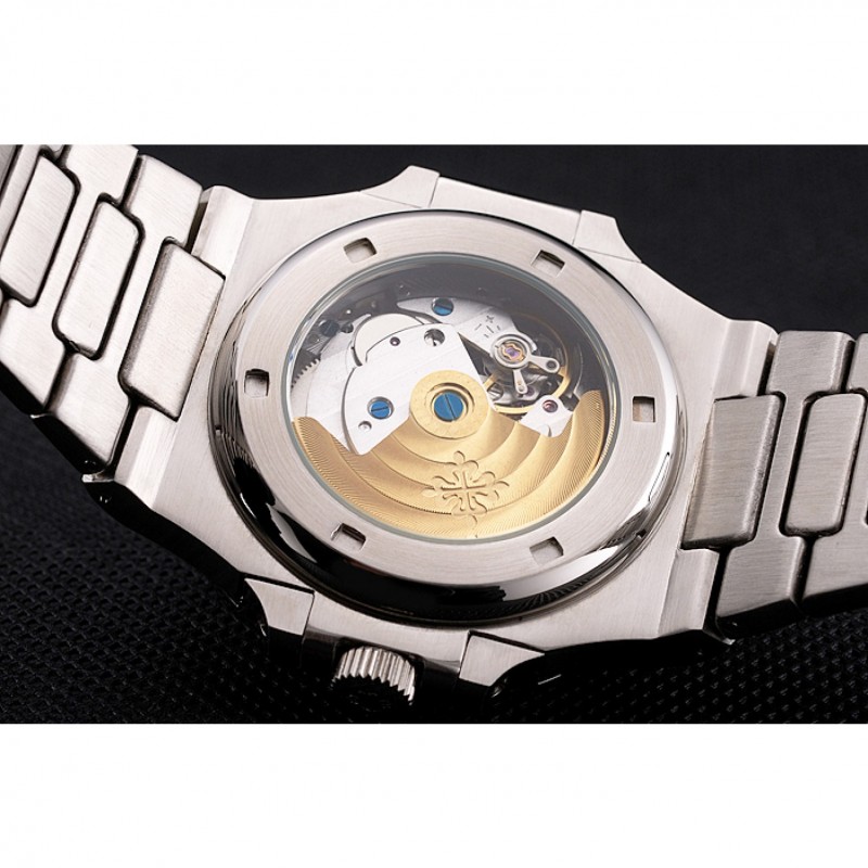 Patek Philippe Nautilus Gray Dial Stainless Steel Case And Bracelet-7