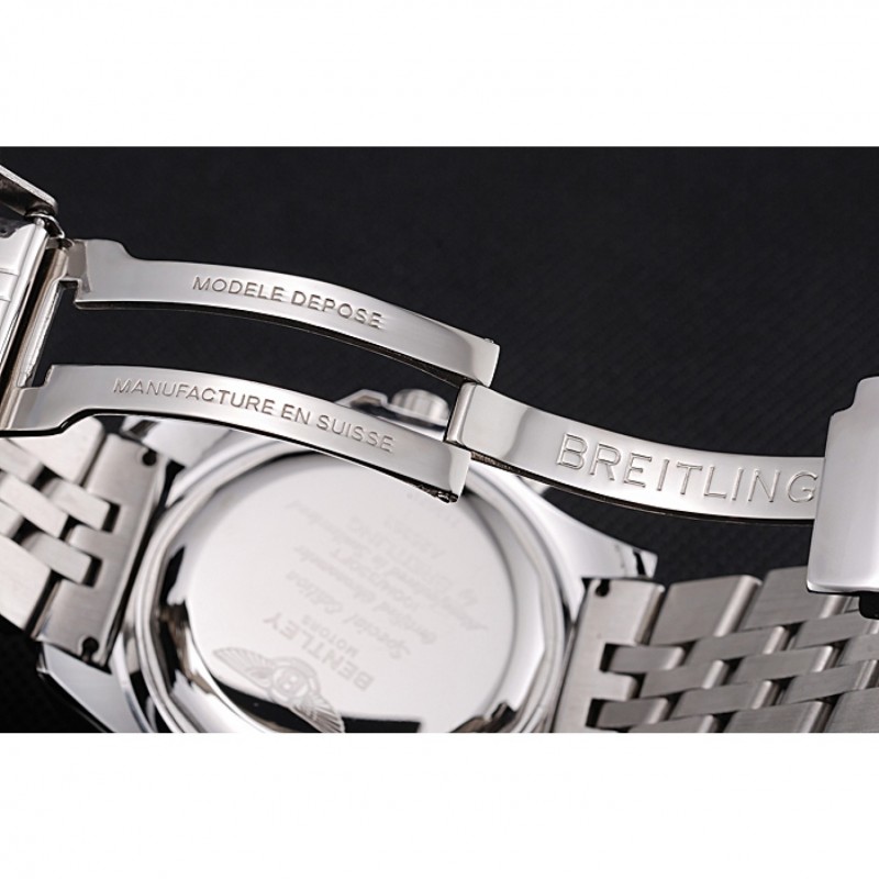 High End Replica Watches Breitling Bentley Supersports Blue Dial Stainless Steel Case And Bracelet 622221-6