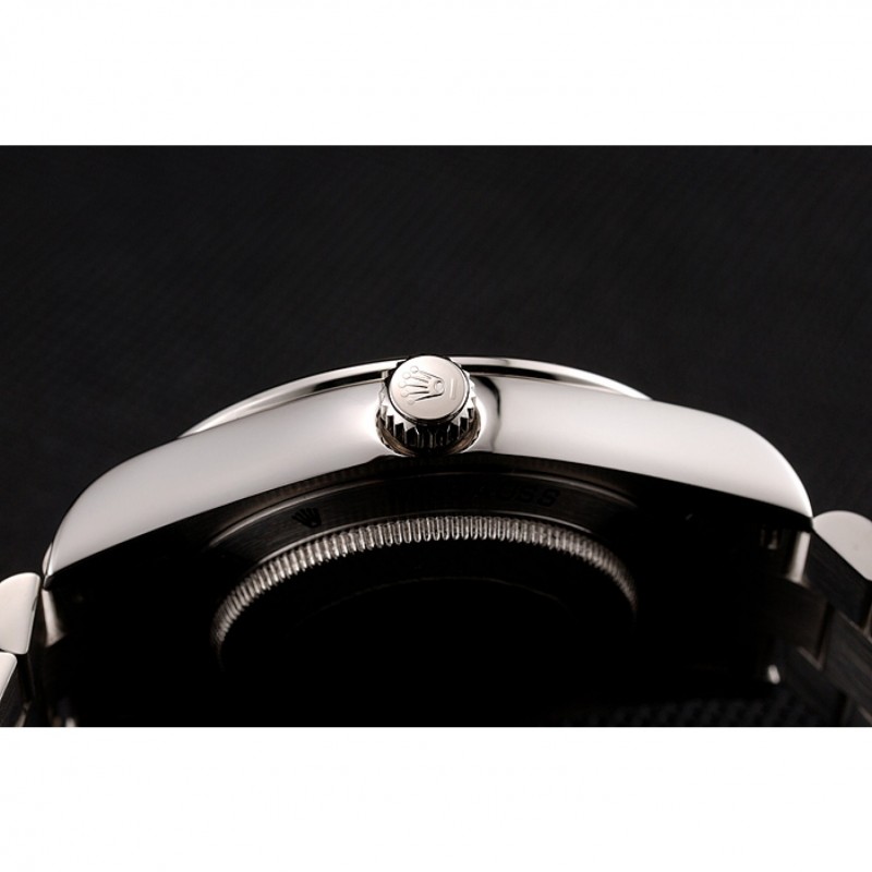 Swiss Rolex Day-Date Diamonds Bezel Staineless Steel Bracelet 1454109-6