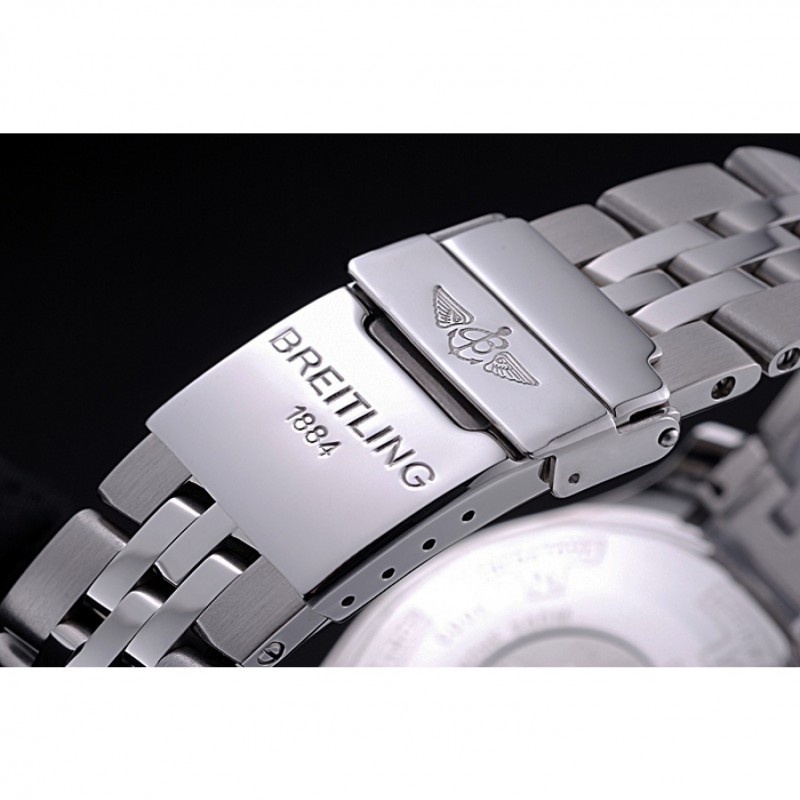 Breitling Professional Chronospace Black Dial Stainless Steel Bracelet 622505-5