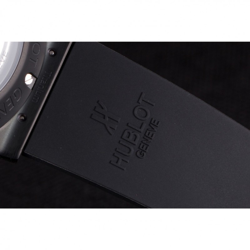Luxury Hublot Big Bang Black Rubber Strap Black Checkered Dial 80193-7