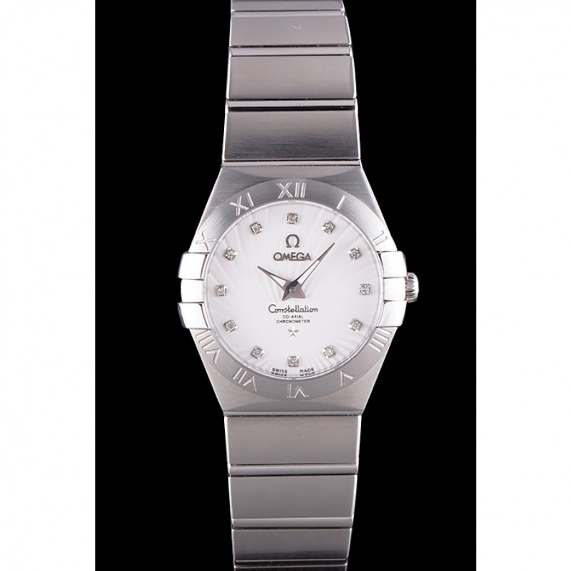 Omega Constellation White Dial Stainless Steel Band 621457-1