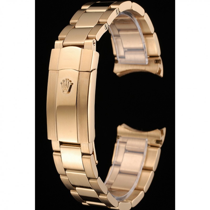 Rolex Polished and Brushed Gold Bracelet 622495-1