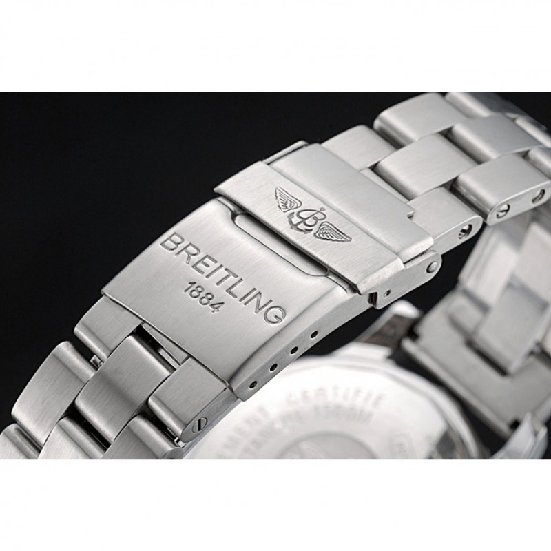 Breitling Colt Chronograph II Black Dial Stainless Steel Bracelet 622427-5